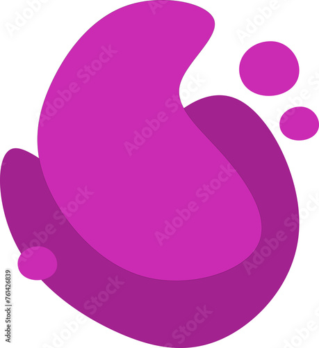 Animal Abstract Decorative Element Fluid Style 