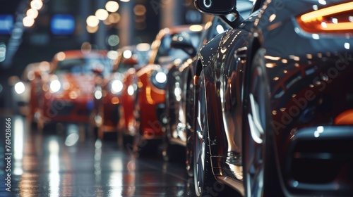 Luxury Cars Showroom Display
