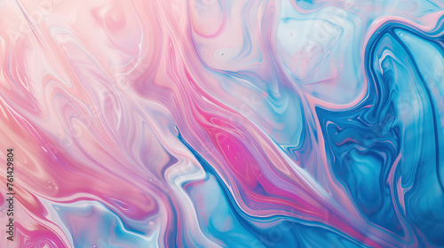 Top-down shot, symmetrical swirling liquid smooth swirls vibrant abstract organic nature-inspired natural textures marbled banner background
