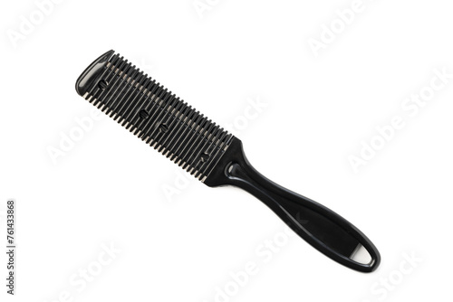 Hair care brush isolated on white background