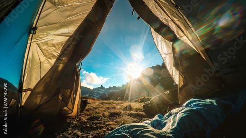 Tent Adventure at Sunrise