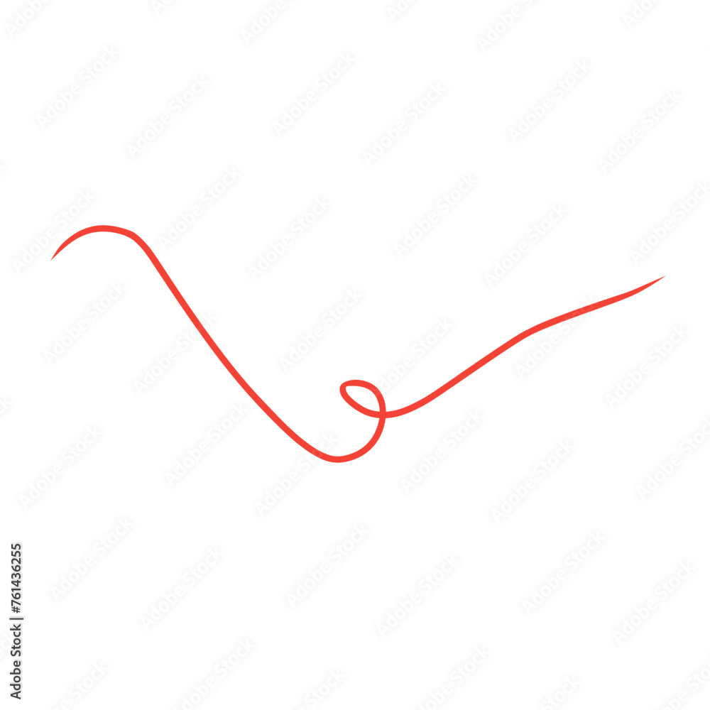 strands of red thread strands of red thread