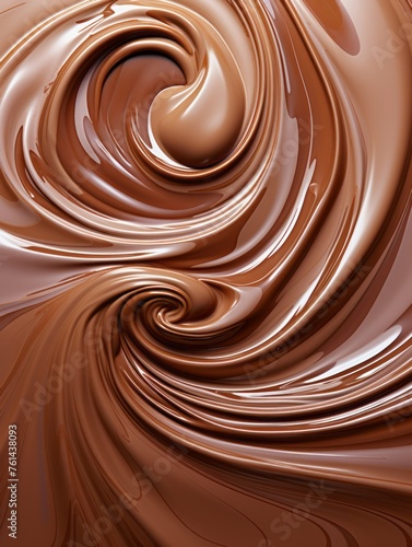 Chocolate Swirl Background Texture