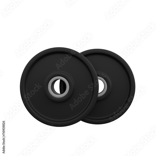 Weight Plates 3d Rendering