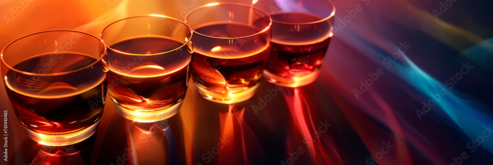 four cups of wine traditionally consumed during the Passover Seder.Generative AI four cups of wine traditionally consumed during the Passover Seder.Generative AI