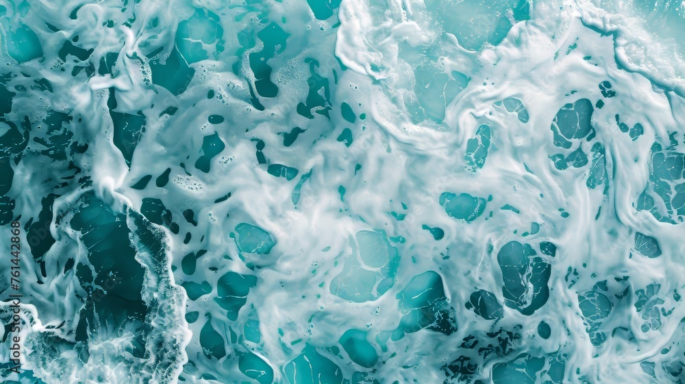 Obraz premium Ocean Foam Abstract