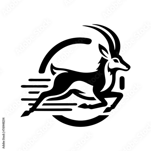 Pronghorn Logo Design. Pronghorn vector logo