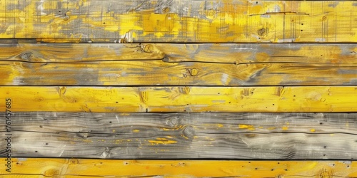 Wallpaper Mural yellow wooden planks texture background Torontodigital.ca