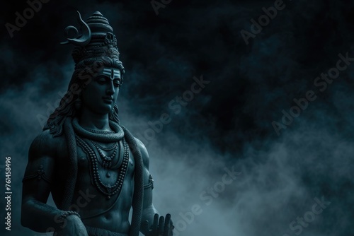 Statue of a Hindu Deity photo