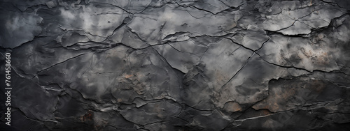 Monochromatic Textured Slate Rock Surface