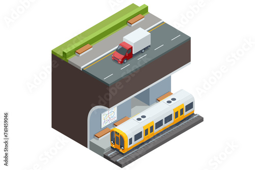 People Passangers In Subway. Commuting passengers. Subway train collection. Vehicles designed to carry large numbers of passengers.