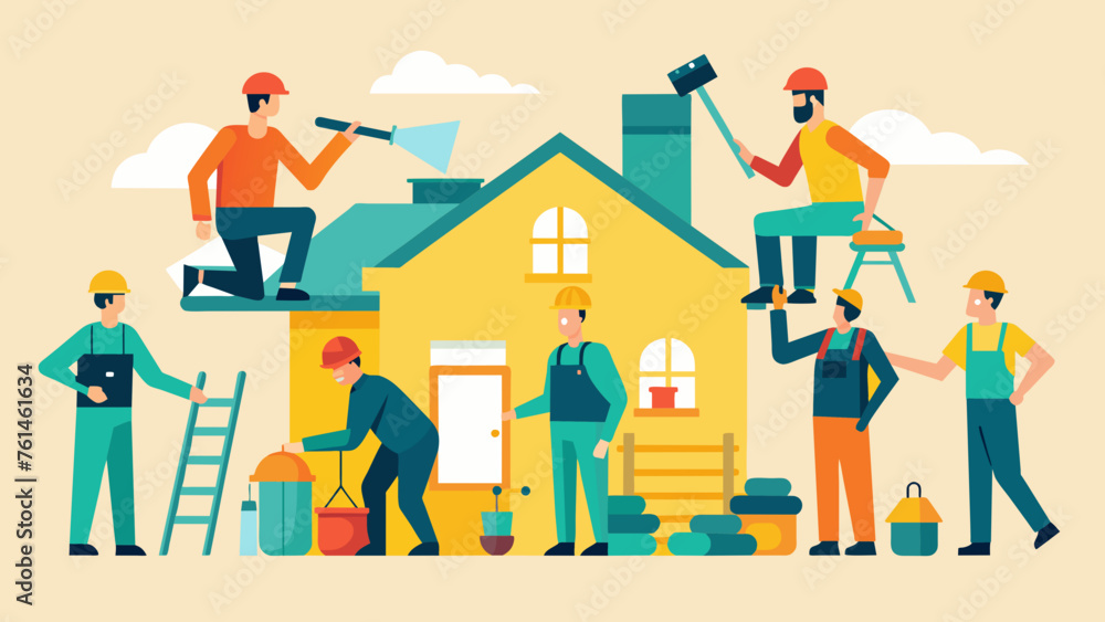 workers vector illustration