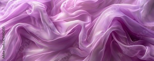 Floating lilac fabric