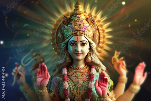 The Queen of Hearts - Devi Shakti - Hindu Goddess © shelbys