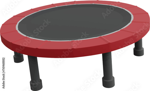 Jumping trampoline gym equipment