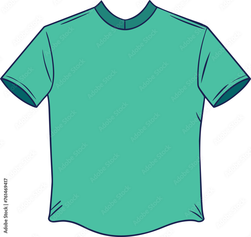 Blue Sports t-shirt jersey template front view generated by Ai Blue Sports t-shirt jersey template front view generated by Ai