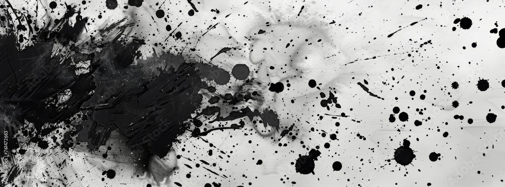 KS the black blotted pattern of an ink splat in the style KS the black blotted pattern of an ink splat in the style