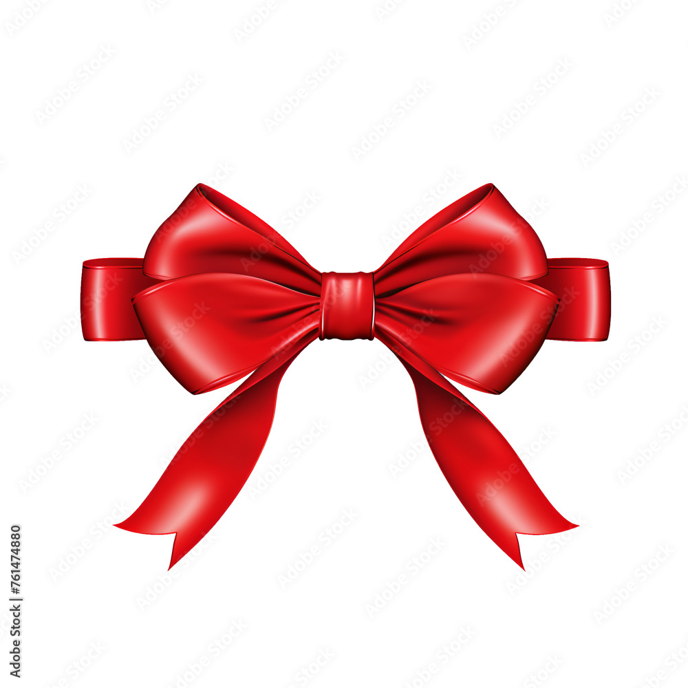 Fototapeta premium Elevating design sophistication red ribbon element