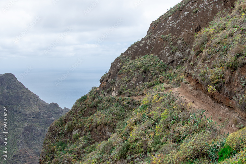 View of Anaga Mountain Cliffs, Tenerife View of Anaga Mountain Cliffs, Tenerife