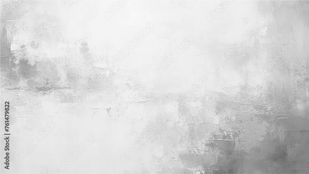Obraz premium Old grunge textures backgrounds. Perfect background with space. White plastered wall background Light Gray Stucco Texture Background. Premium White wall grunge background. 