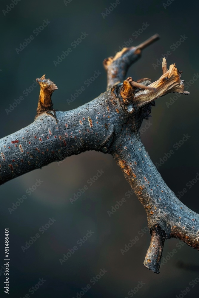 Two birds perched on a branch, suitable for nature themes Two birds perched on a branch, suitable for nature themes