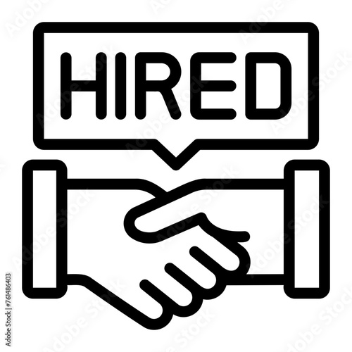 hired line icon