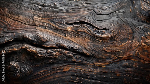 Texture of dark wood for the background.