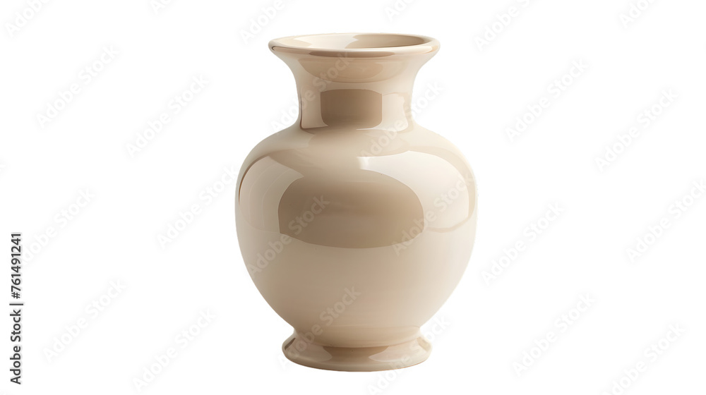 beautiful vase isolated on white