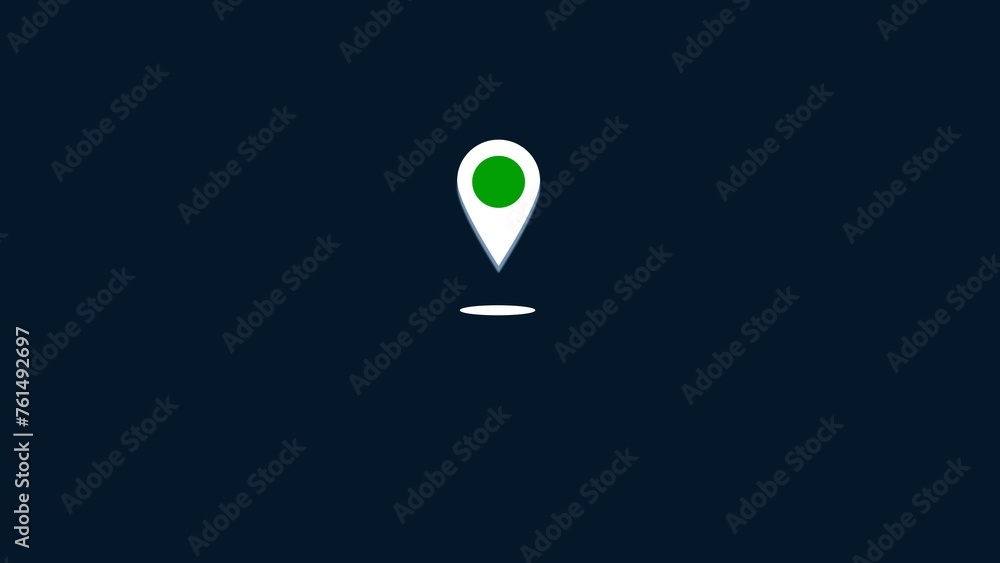 Abstract loacation icon and radio waves signal illustration. Abstract loacation icon and radio waves signal illustration.