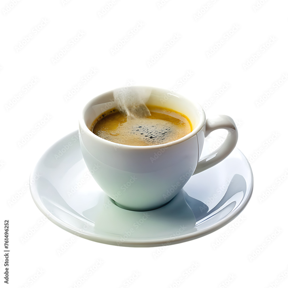 minimalist photo of a white coffee cup with saucer isolated on a transparent background minimalist photo of a white coffee cup with saucer isolated on a transparent background
