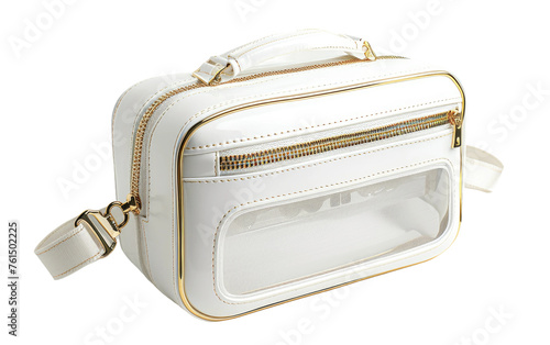 Charming Makeup Organizer Pouch , Cute Makeup Case Bag Isolated on Transparent background.