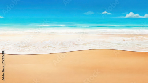 summer beach ocean background