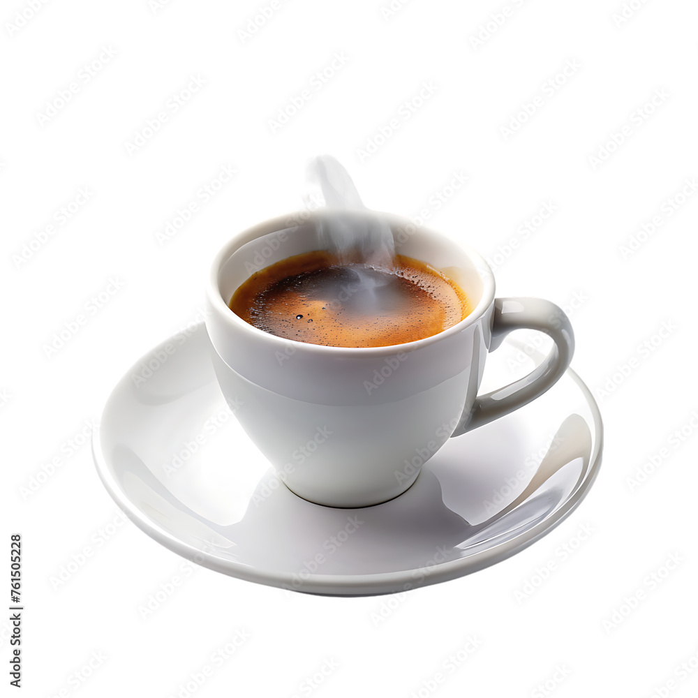 minimalist photo of a white coffee cup with saucer isolated on a transparent background minimalist photo of a white coffee cup with saucer isolated on a transparent background