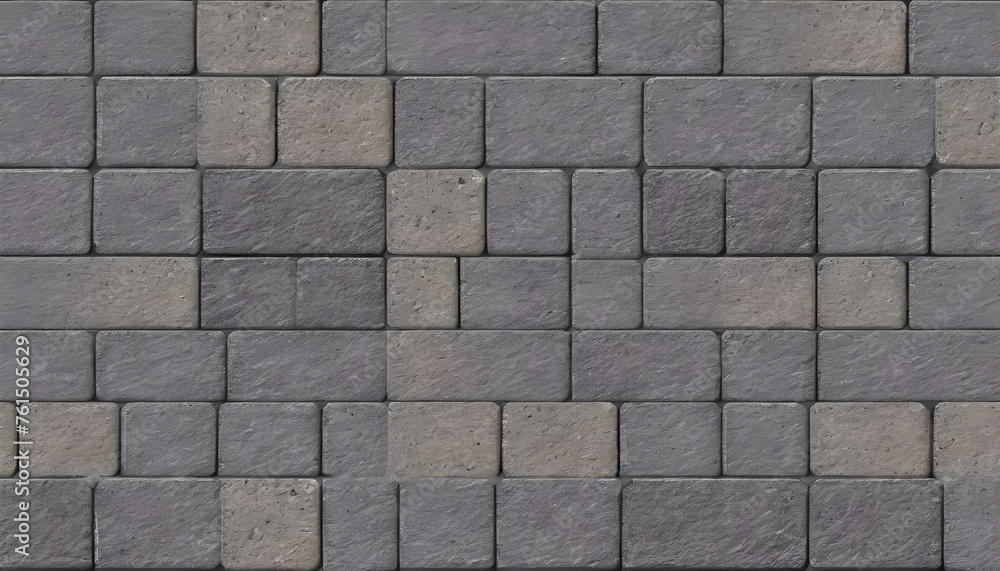 Obraz premium Granite walkway pavement seamless texture