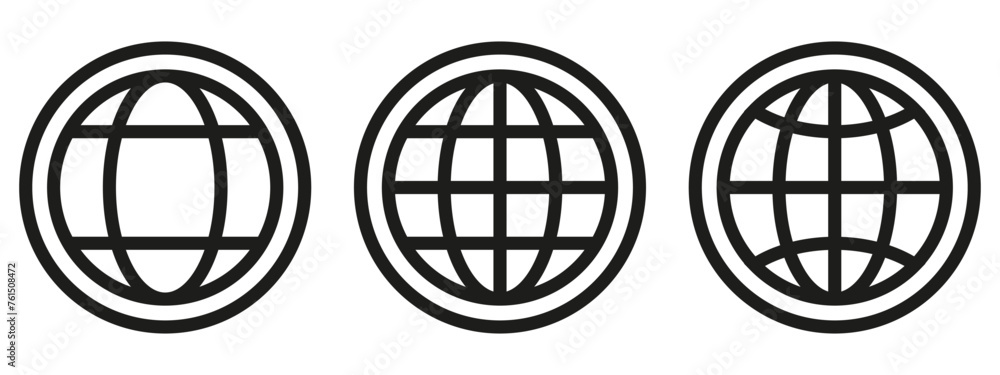 Website icon set.Vector www icon. Website icon set.Vector www icon.