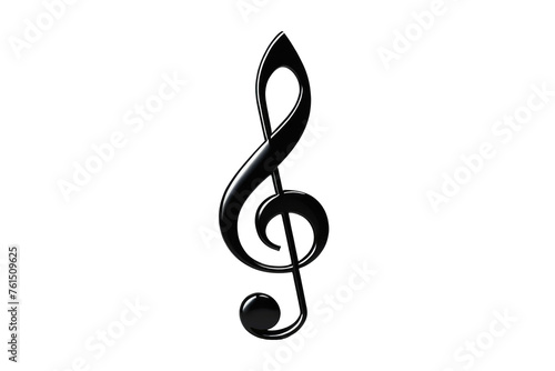 Musical note, high-resolution stock photo, full body, sharp isolation against a pure white backdrop, capturing the graceful curves, detailed texture, casting soft shadow, ideal for overlay