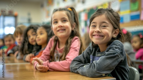 Children enjoy the variety in the primary school classroom.