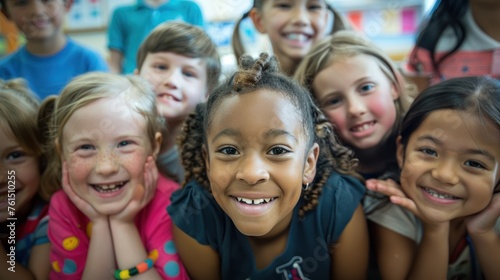 Children enjoy the variety in the primary school classroom.