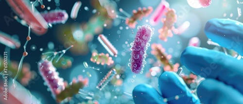 Exploring the microbiome for pharmaceuticals detailed lab research on bacteria and drugs