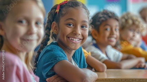 Children enjoy the variety in the primary school classroom.