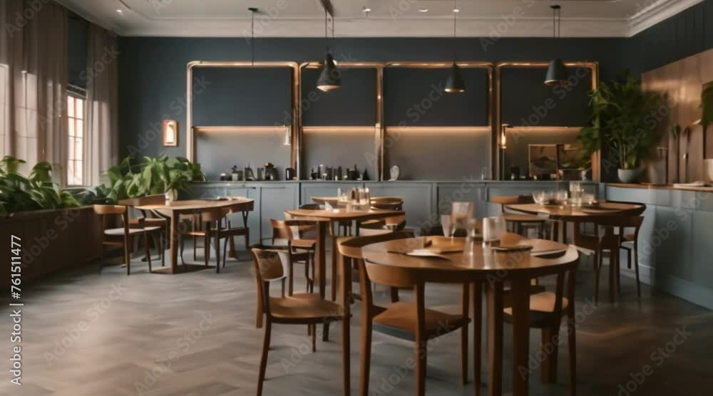 simple restaurant interior, wooden design simple restaurant interior, wooden design