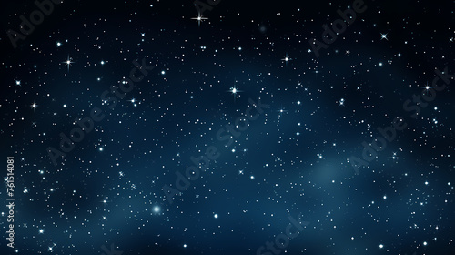 Dark blue night sky stars background