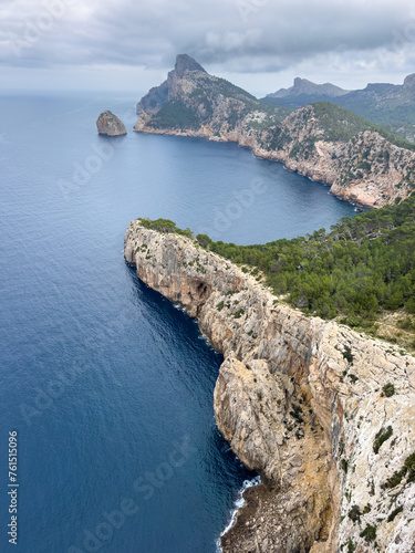 Overcast at Formentor penisula in Mallorca photo