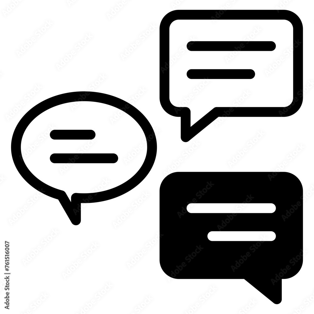 Chat vector icon. Talk bubble speech icon vector design elements. Chat vector icon. Talk bubble speech icon vector design elements.