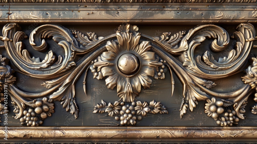 Detailed shot of decorative design on a building, suitable for architectural projects