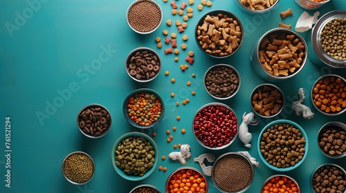 Dog Food Includes Dry Pellets, Treats, and Canned Food: Complete Nutrition for Your Pet, Generative AI