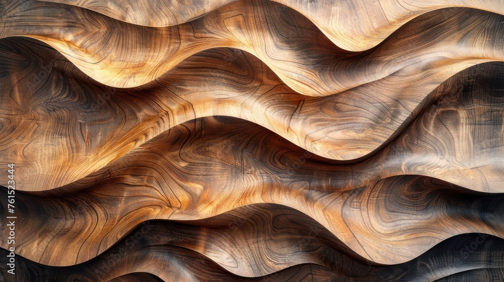 Wood art background - Abstract closeup of detailed organic brown wooden waving waves wall texture banner wall Wood art background - Abstract closeup of detailed organic brown wooden waving waves wall texture banner wall