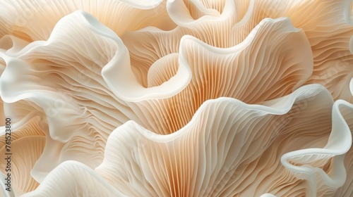Abstract organic natural beige brown color waving lines mushroom texture background banner illustration wallpaper backdrop for webdesign