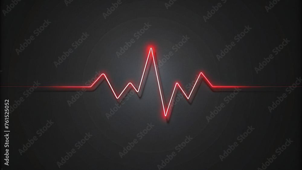 Heartbeat Monitoring Illustration Heartbeat Monitoring Illustration