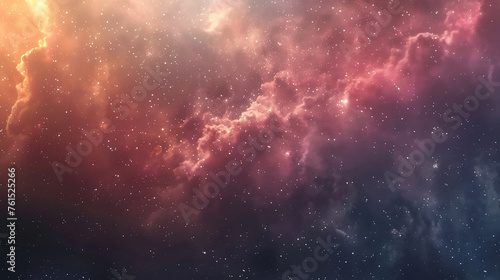 poeira estelar cósmica nuvens coloridas espaço fundo photo